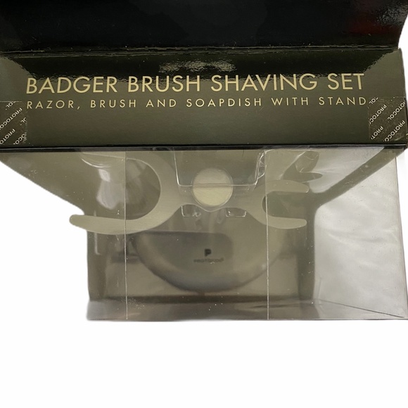 Protocol Grooming Protocol Badger Brush Shaving Set Poshmark